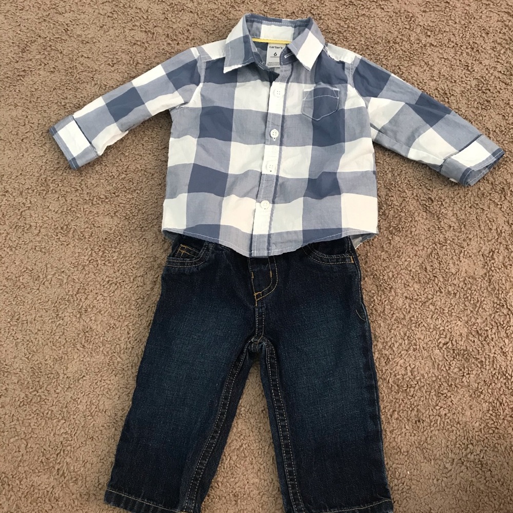 Carter’s baby boy outfit 6 months